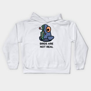 BIRDS ARE NOT REAL Kids Hoodie